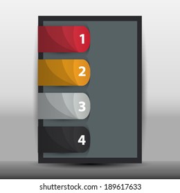 Vector illustration of modern design template