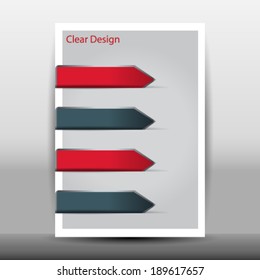 Vector illustration of modern design template