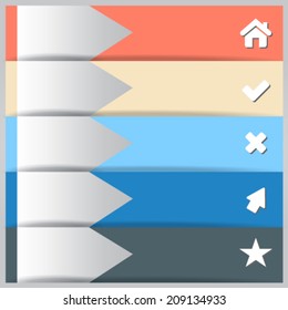 Vector illustration of modern design template