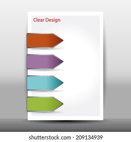 Vector illustration of modern design template