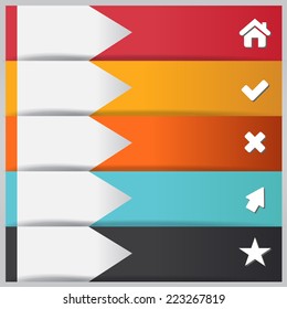 Vector illustration of modern design template