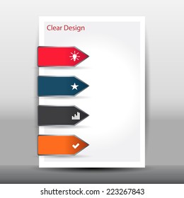 Vector illustration of modern design template