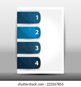 Vector illustration of modern design template