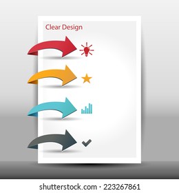 Vector illustration of modern design template
