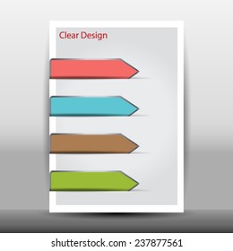 Vector illustration of modern design template