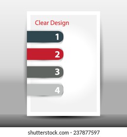 Vector illustration of modern design template