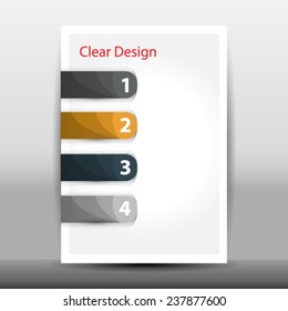 Vector illustration of modern design template