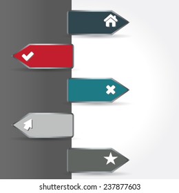 Vector illustration of modern design template