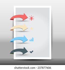 Vector illustration of modern design template