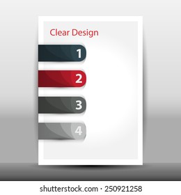 Vector illustration of modern design template