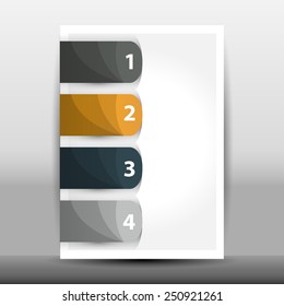 Vector illustration of modern design template