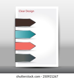 Vector illustration of modern design template