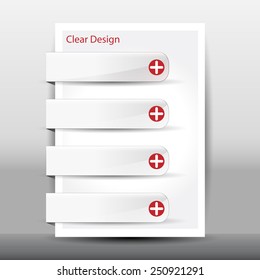 Vector illustration of modern design template