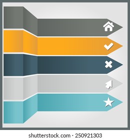 Vector illustration of modern design template