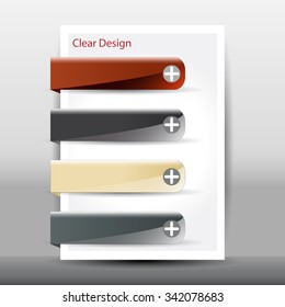 Vector illustration of modern design template