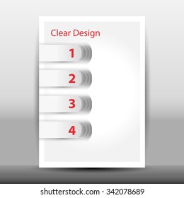 Vector illustration of modern design template