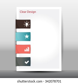 Vector illustration of modern design template
