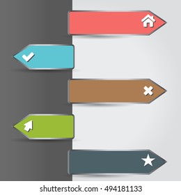 Vector illustration of modern design template