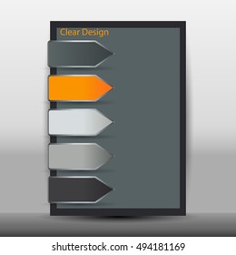 Vector illustration of modern design template