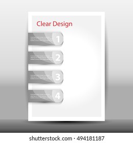 Vector illustration of modern design template