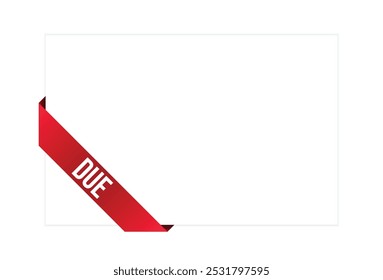 Ilustração vetorial faixa de conclusão moderna, elemento da Web isolado.
