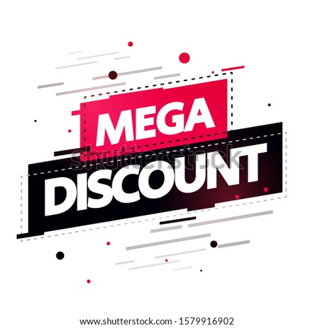 Vector Illustration Modern Dynamic Promo Banner For Sale
