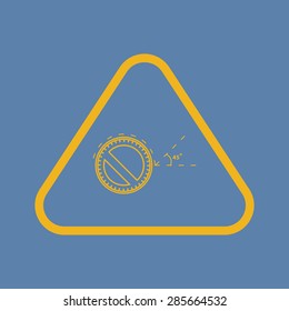 Vector illustration of modern education icon Vector illustration of modern education icon
