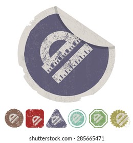 Vector illustration of modern education icon