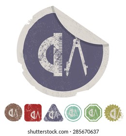 Vector illustration of modern education icon