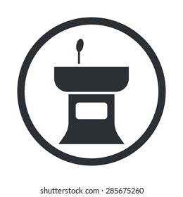 Vector illustration of modern education icon