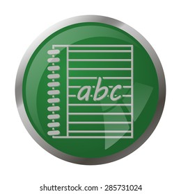 Vector illustration of modern education icon
