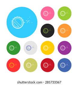 Vector illustration of modern education icon