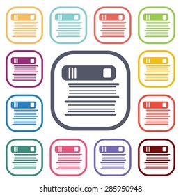Vector illustration of modern education icon