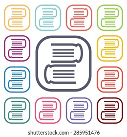 Vector illustration of modern education icon