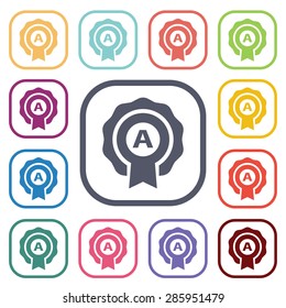Vector illustration of modern education icon
