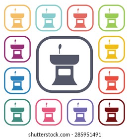 Vector illustration of modern education icon