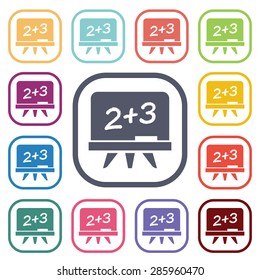 Vector illustration of modern education icon