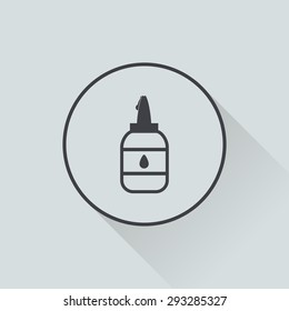 Vector illustration of modern education icon