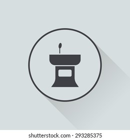 Vector illustration of modern education icon