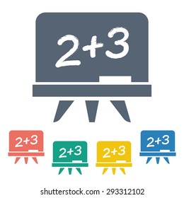 Vector illustration of modern education icon