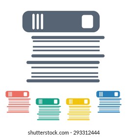 Vector illustration of modern education icon