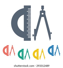 Vector illustration of modern education icon