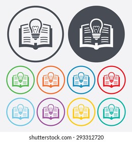 Vector illustration of modern education icon