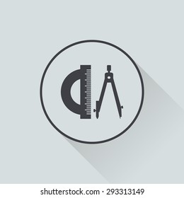 Vector illustration of modern education icon