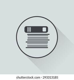Vector illustration of modern education icon