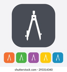 Vector illustration of modern education icon