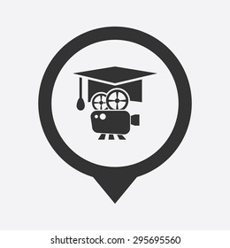 Vector illustration of modern education icon
