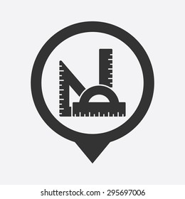 Vector illustration of modern education icon