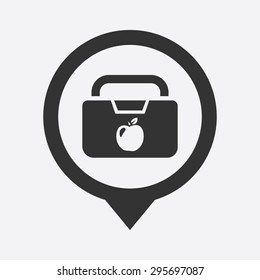 Vector illustration of modern education icon