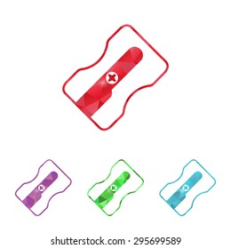Vector illustration of modern education icon